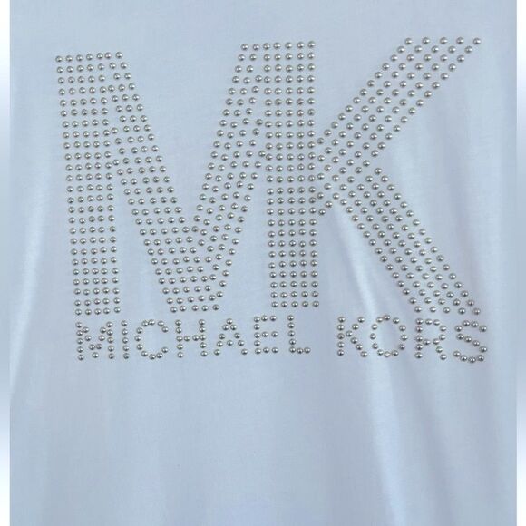 Michael Kors White Tee with Logo - Picture 5 of 9